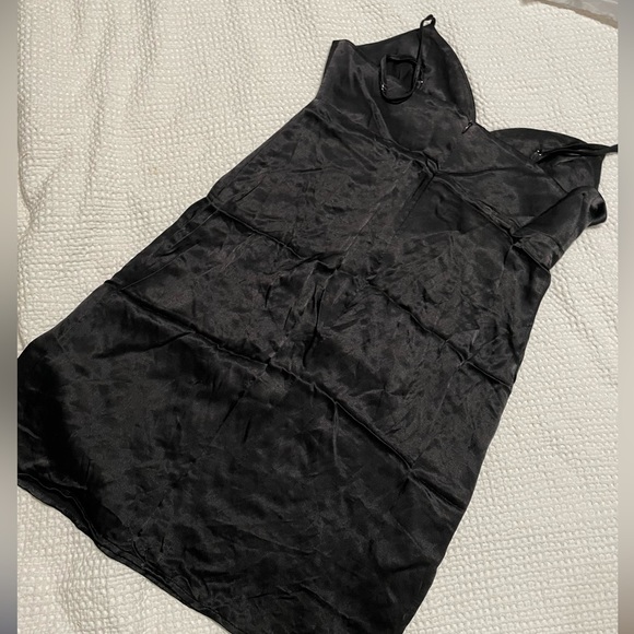 Black Slip Dress - Picture 5 of 6